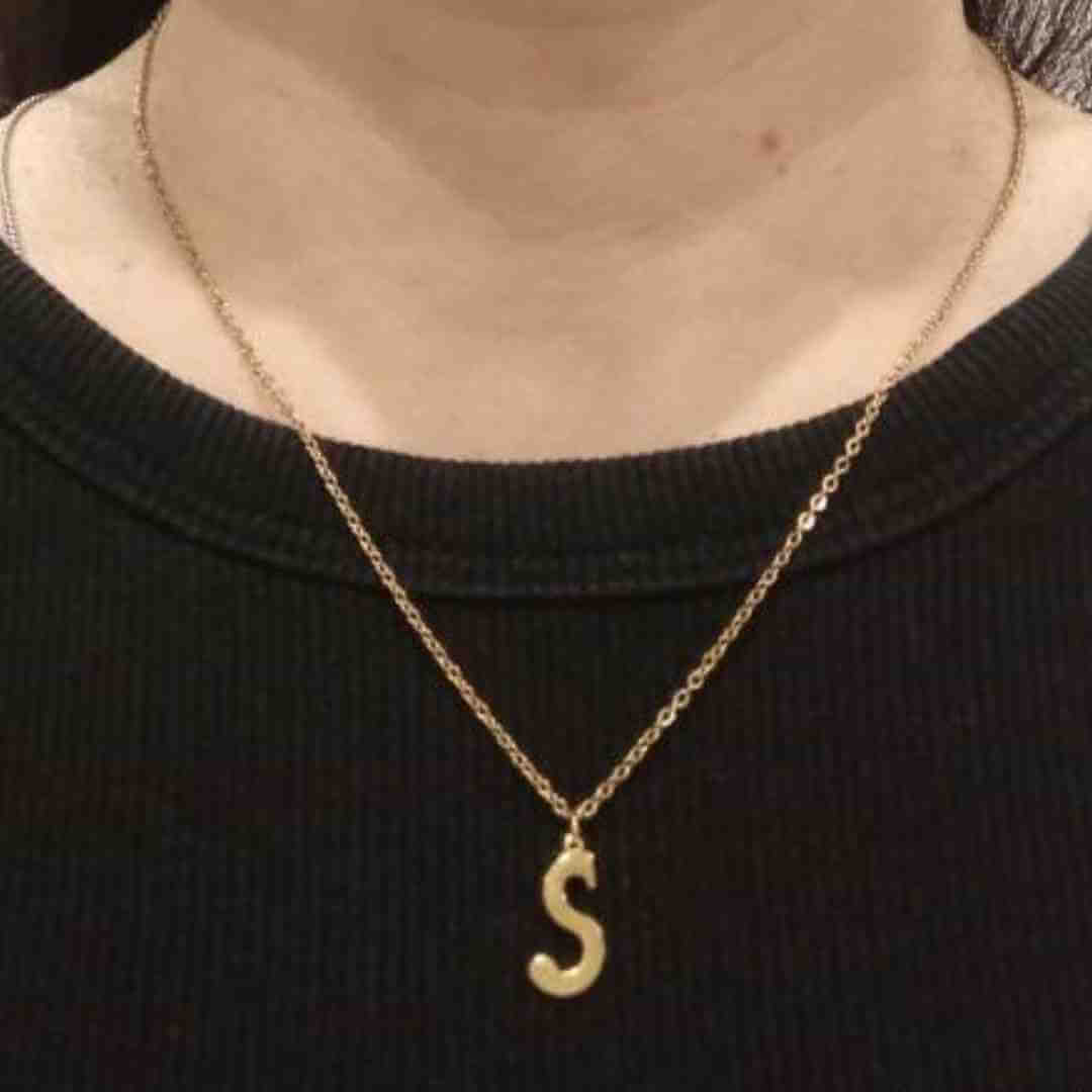 Initial Letter Pendant Necklace | MSHSM