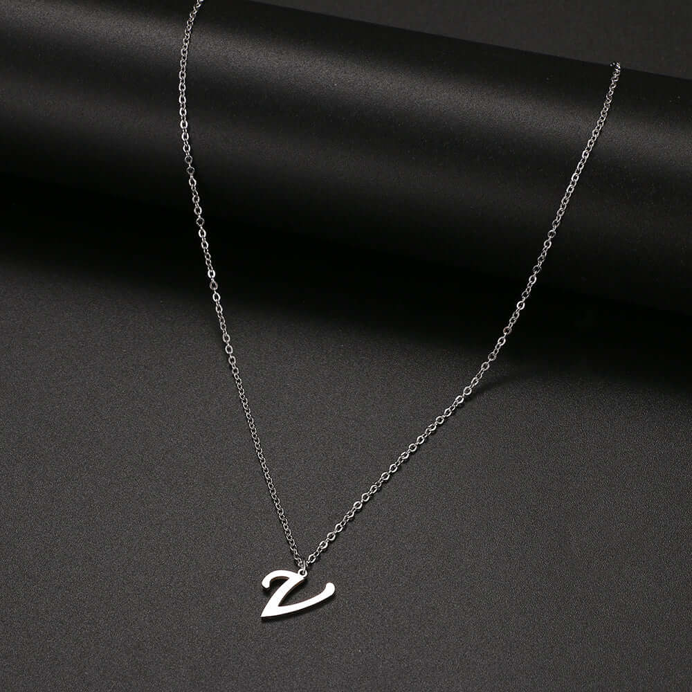 Initial Letter Pendant Necklace | MSHSM