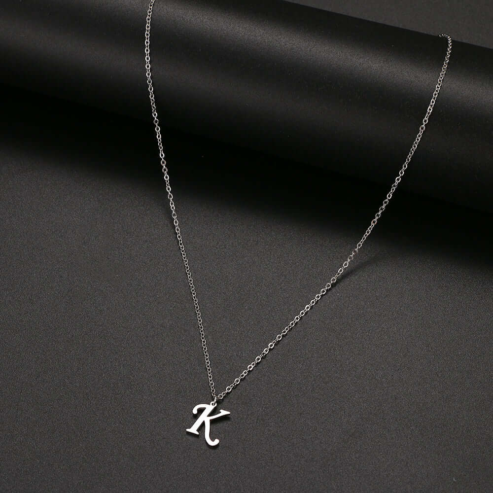 Initial Letter Pendant Necklace | MSHSM