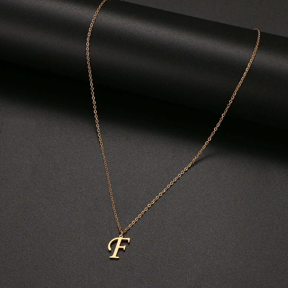 Initial Letter Pendant Necklace | MSHSM