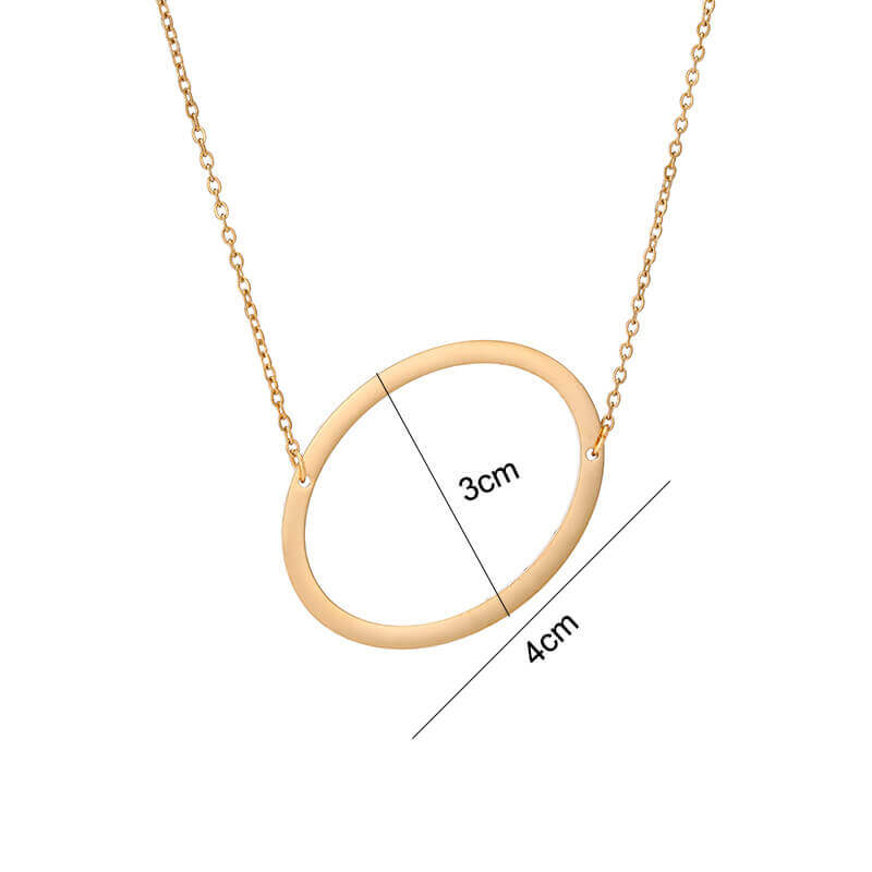 Sideways Initial Necklace | MSHSM