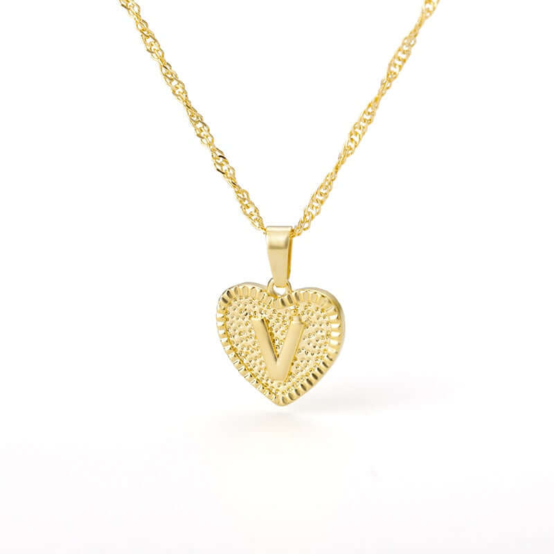 Alphabet Heart Chain Choker | MSHSM