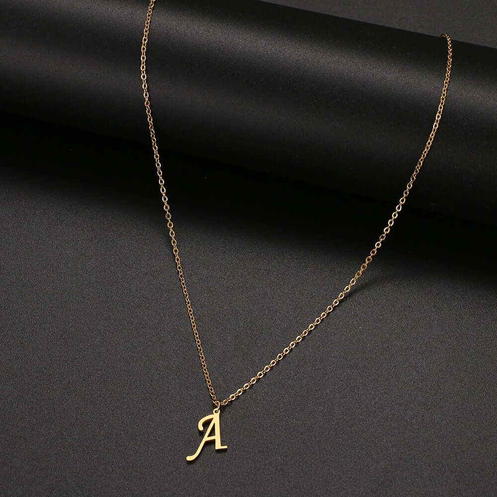 Initial Letter Pendant Necklace | MSHSM