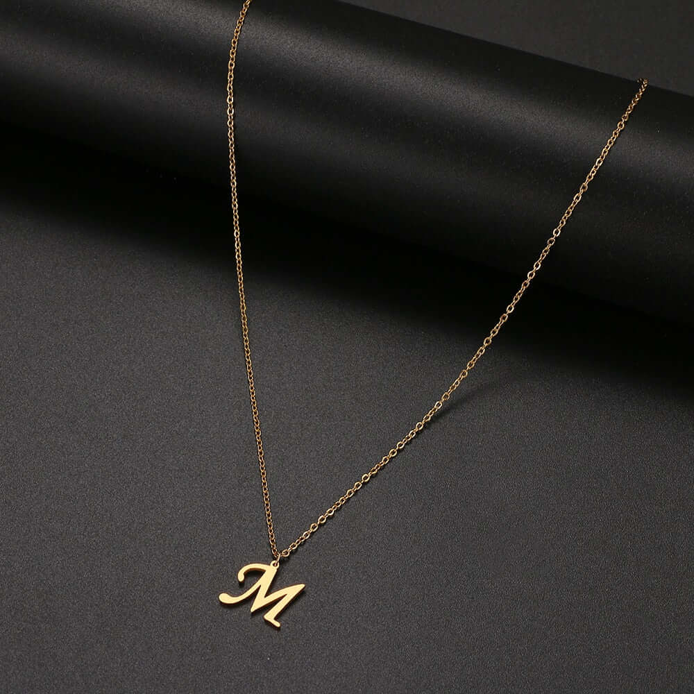 Initial Letter Pendant Necklace | MSHSM