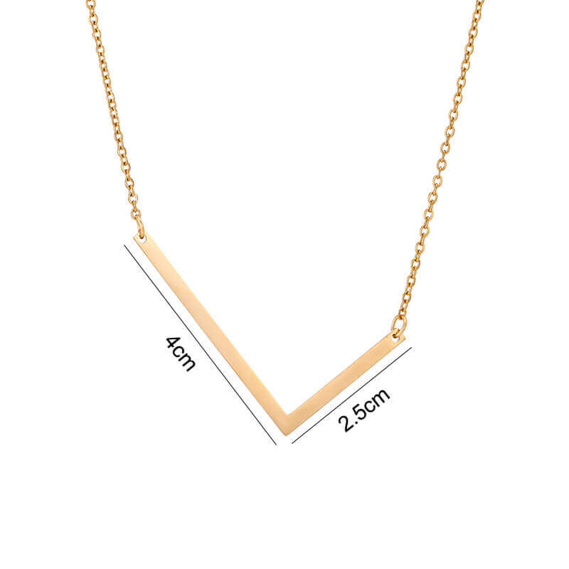Sideways Initial Necklace | MSHSM