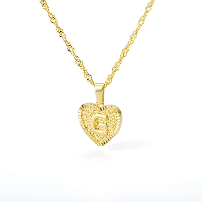 Alphabet Heart Chain Choker | MSHSM