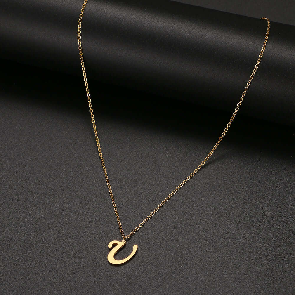 Initial Letter Pendant Necklace | MSHSM
