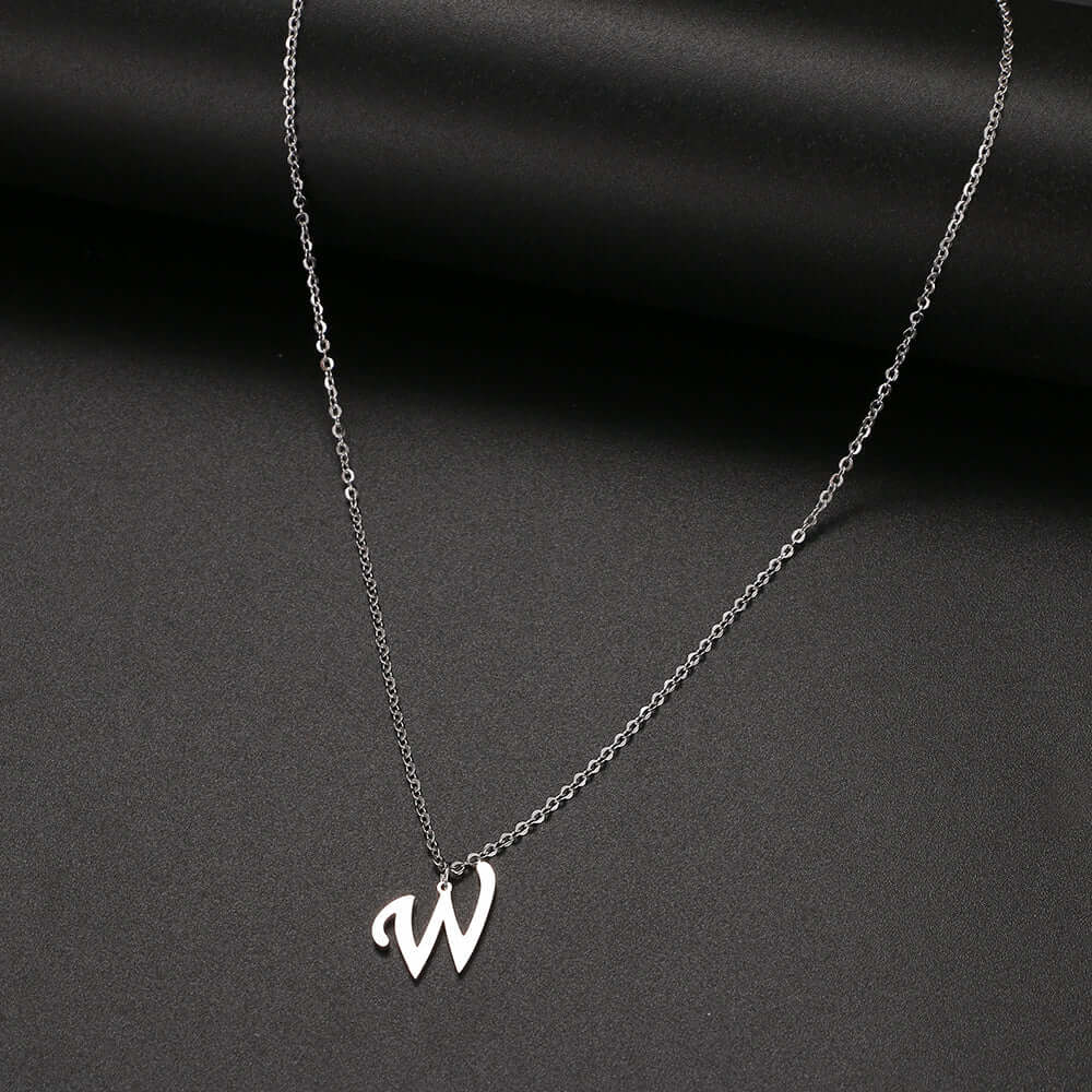 Initial Letter Pendant Necklace | MSHSM