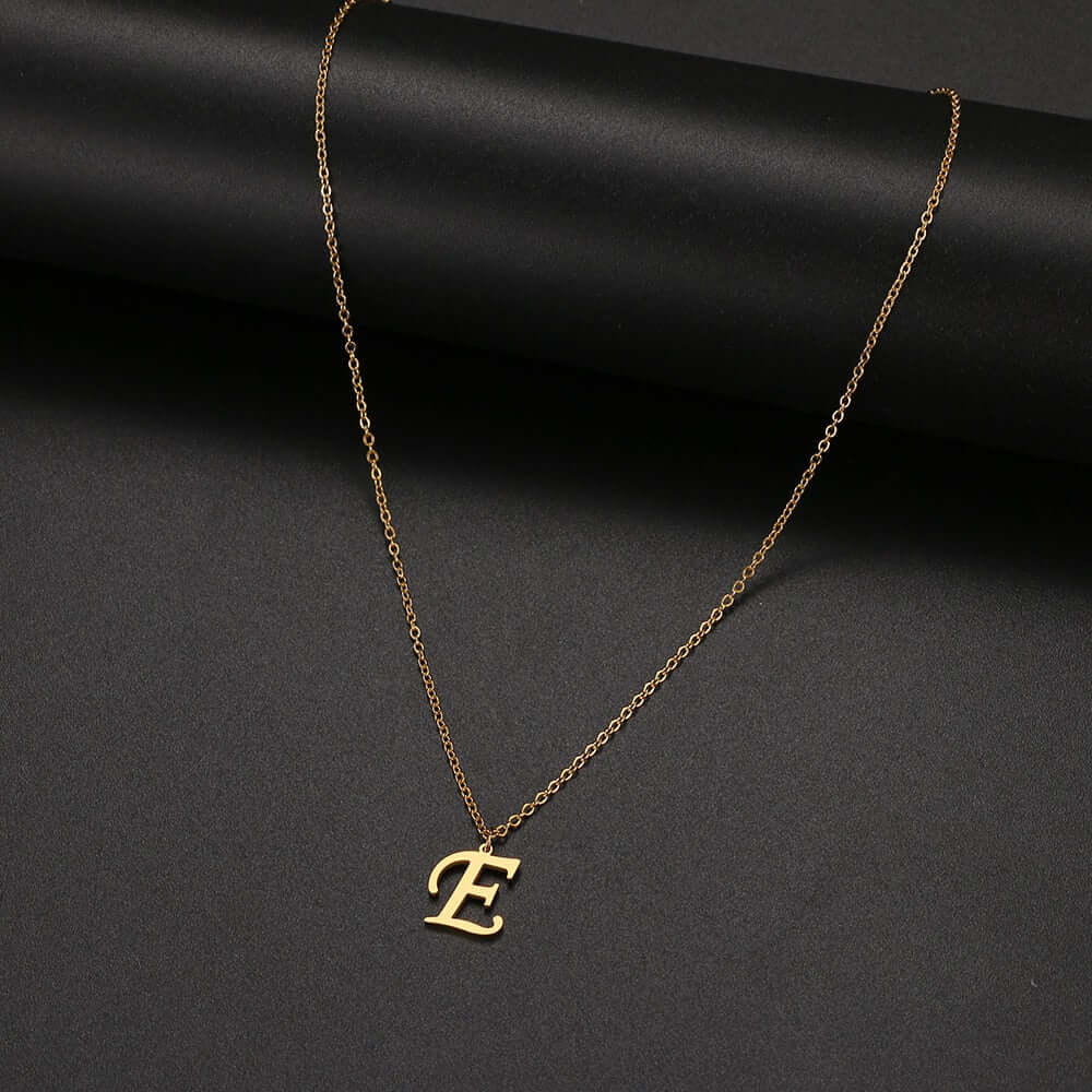 Initial Letter Pendant Necklace | MSHSM