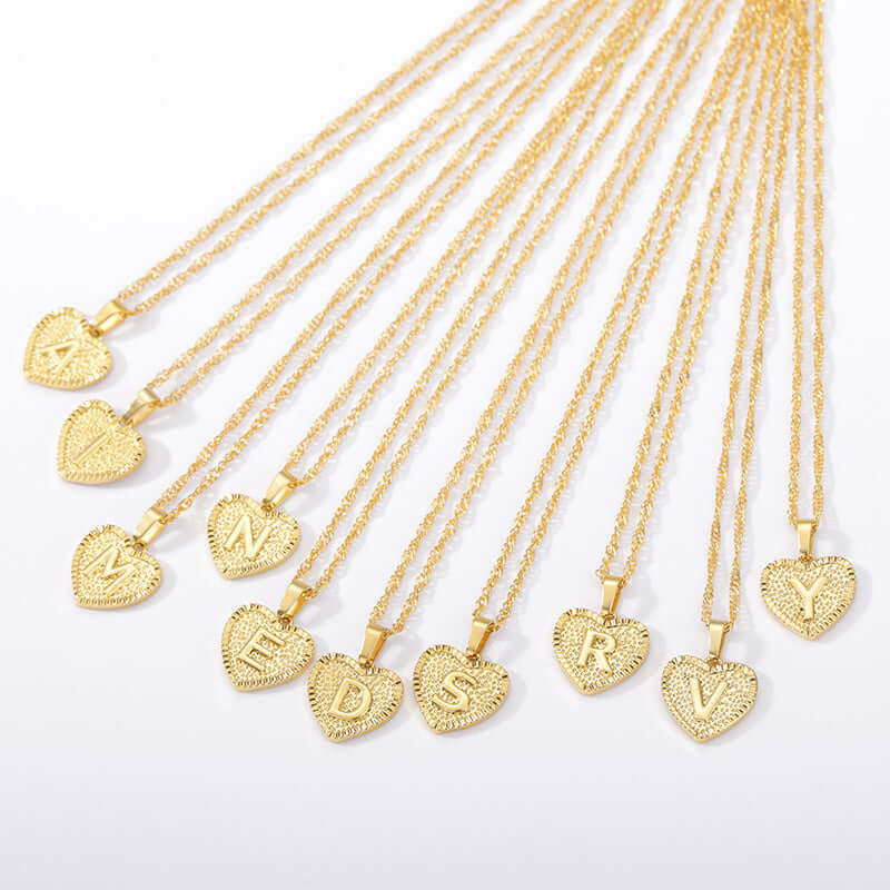 Alphabet Heart Chain Choker | MSHSM