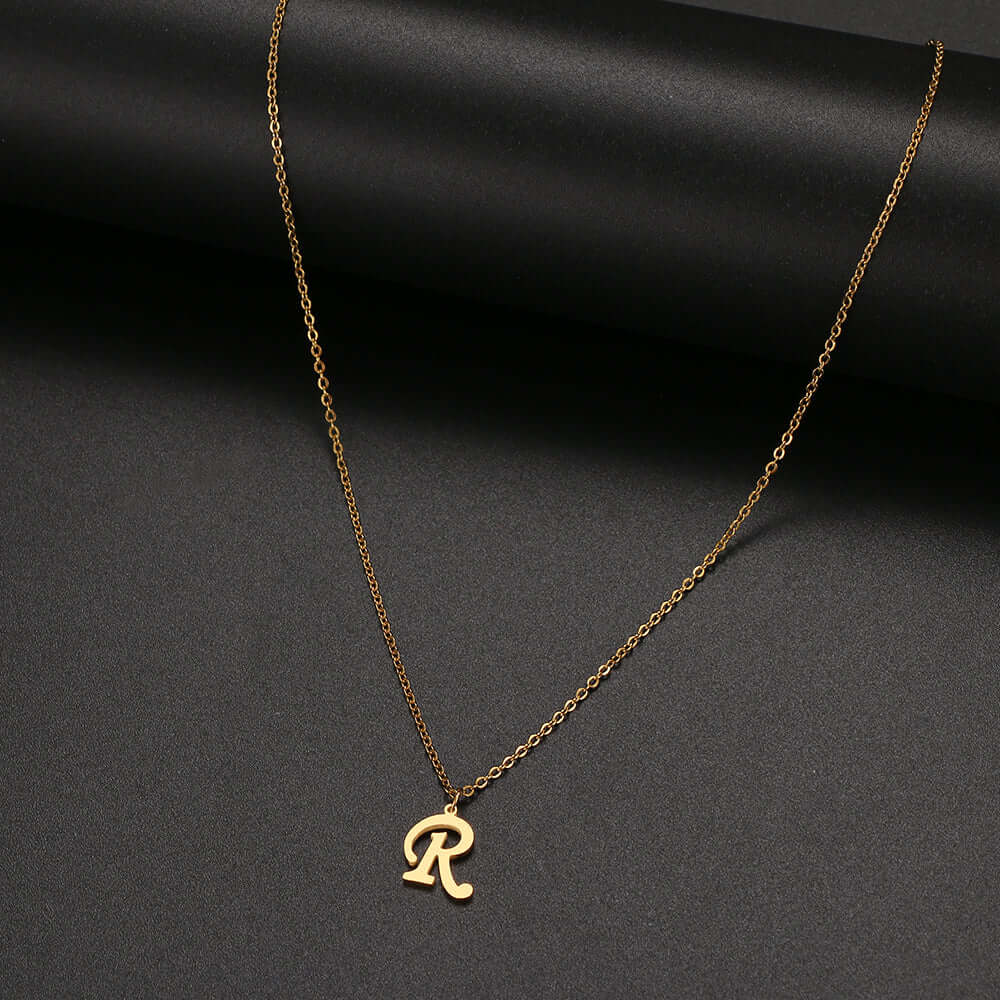 Initial Letter Pendant Necklace | MSHSM