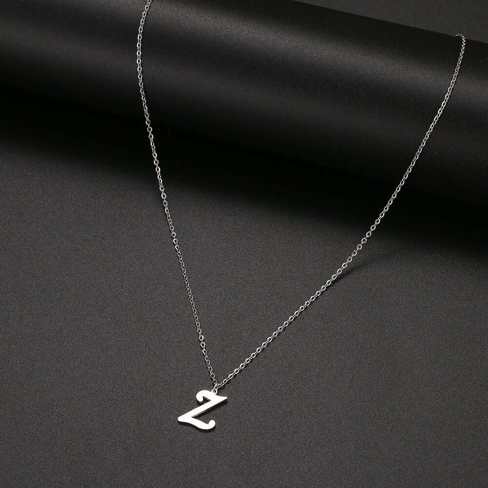 Initial Letter Pendant Necklace | MSHSM