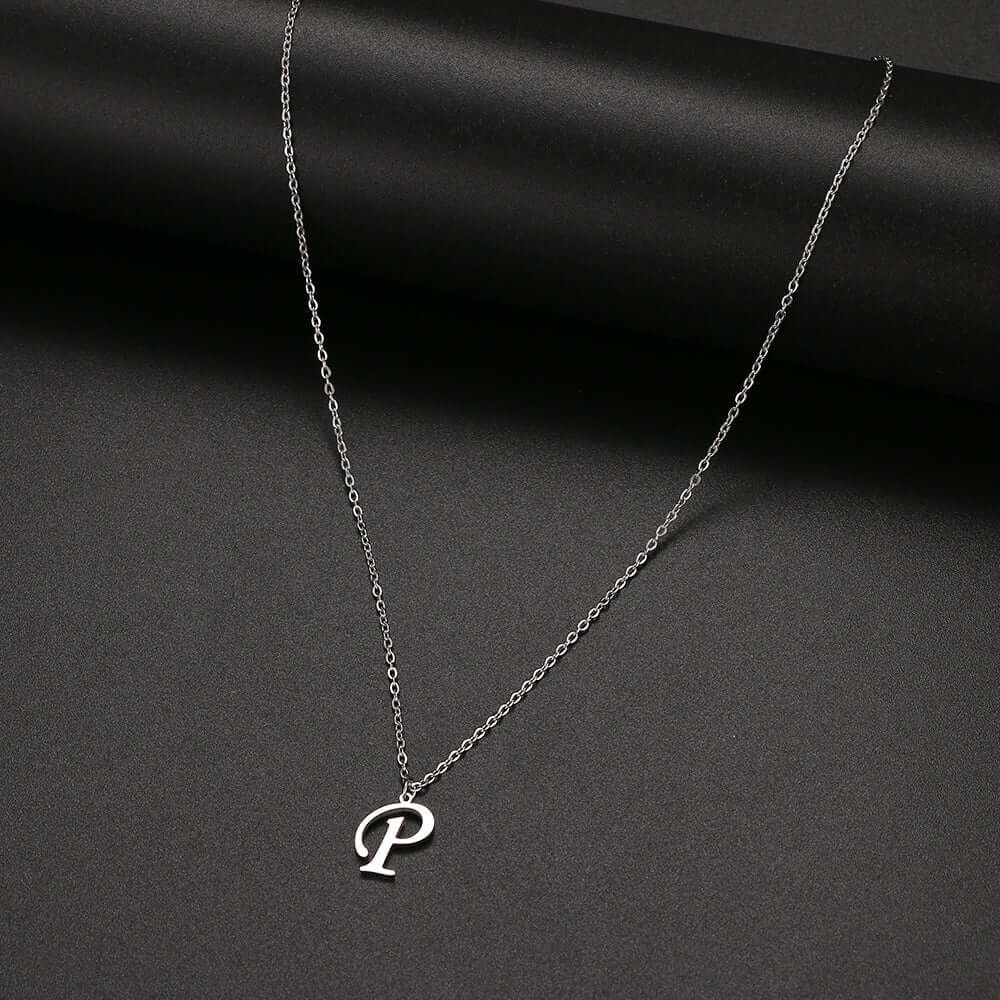 Initial Letter Pendant Necklace | MSHSM