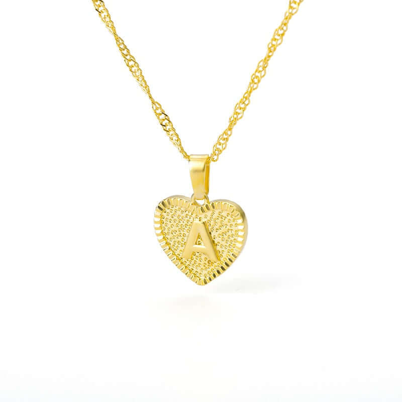 Alphabet Heart Chain Choker | MSHSM