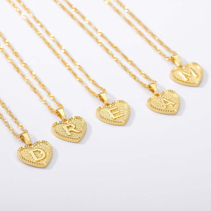 Alphabet Heart Chain Choker | MSHSM