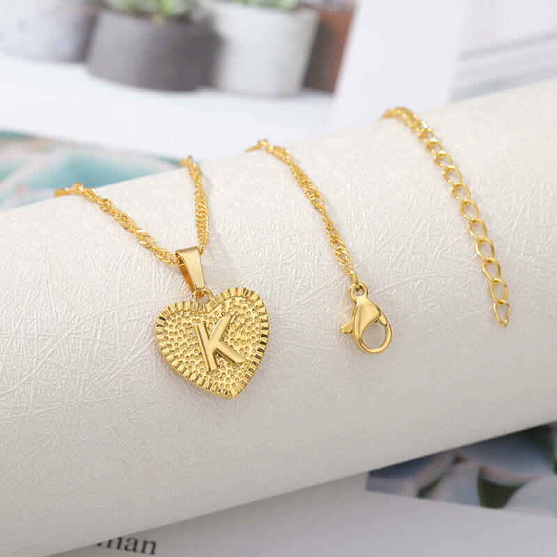 Alphabet Heart Chain Choker | MSHSM