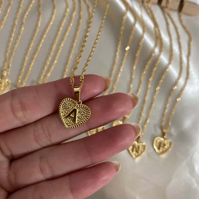 Alphabet Heart Chain Choker | MSHSM