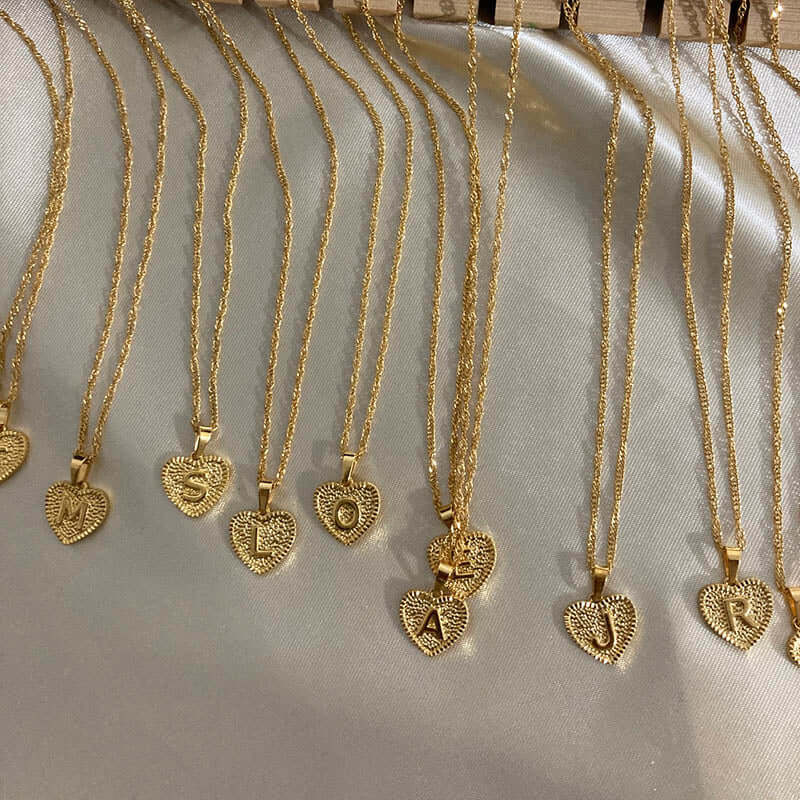 Alphabet Heart Chain Choker | MSHSM