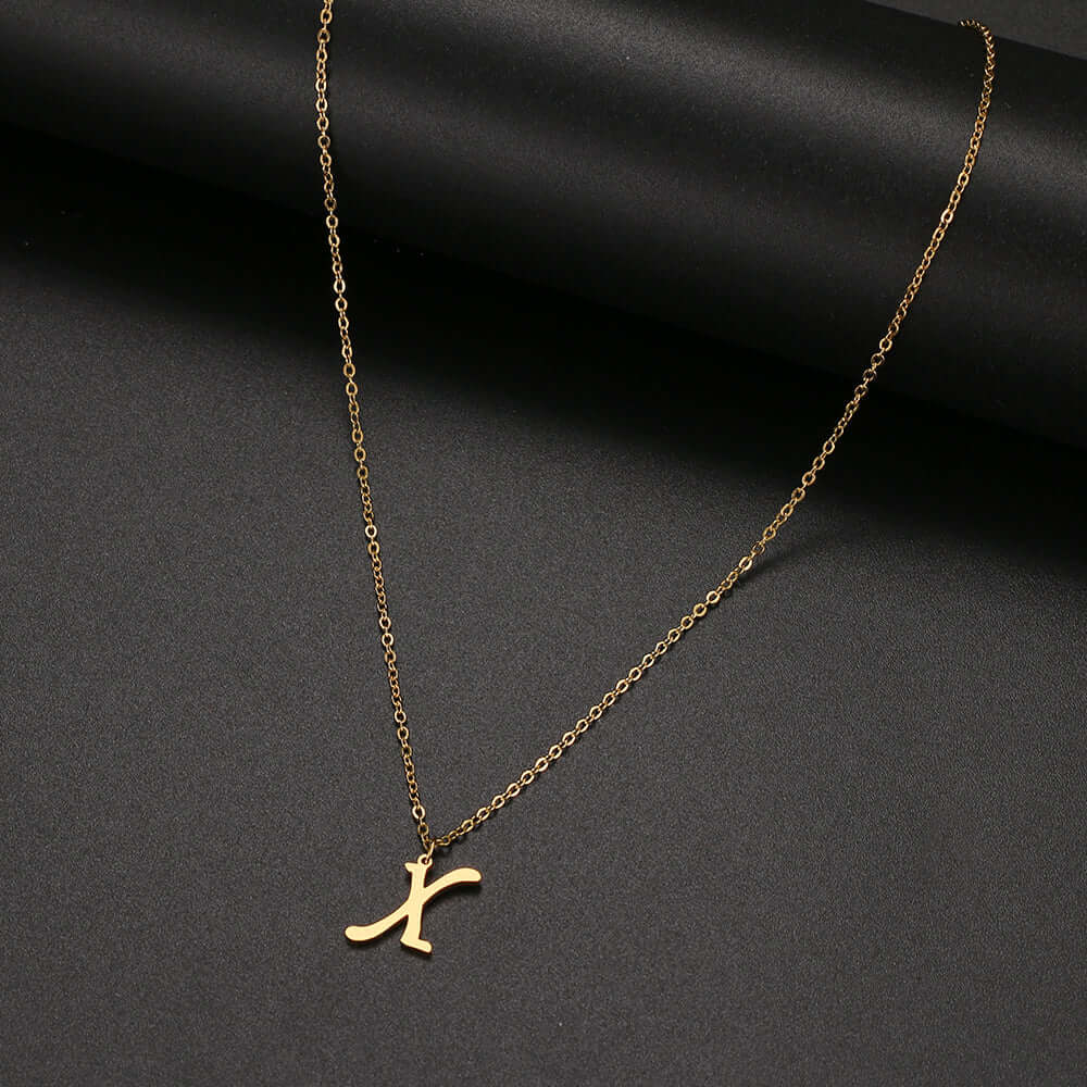 Initial Letter Pendant Necklace | MSHSM