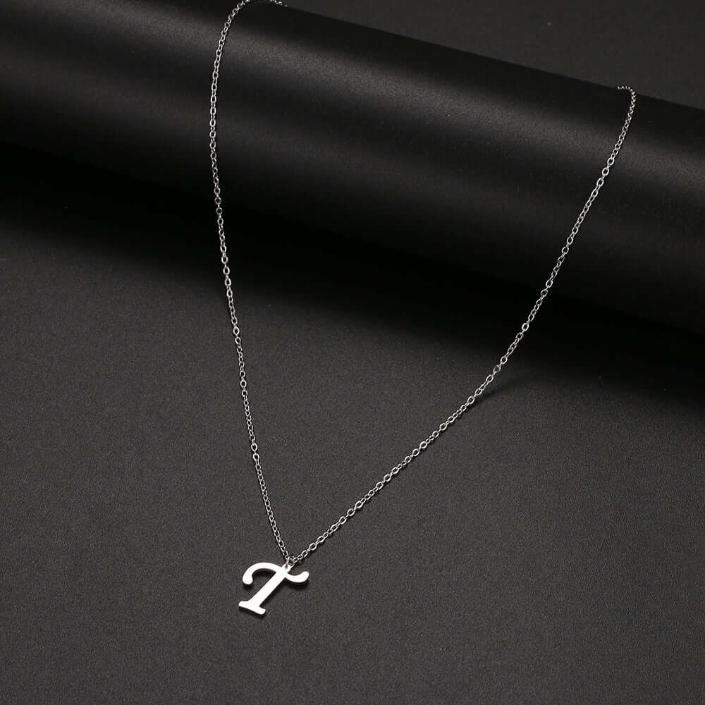 Initial Letter Pendant Necklace | MSHSM