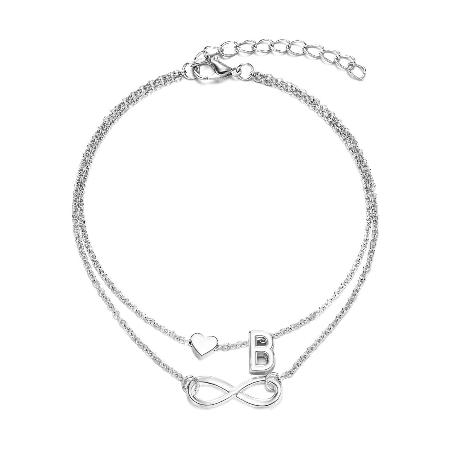 Avery Initial Letter Anklets | MSHSM