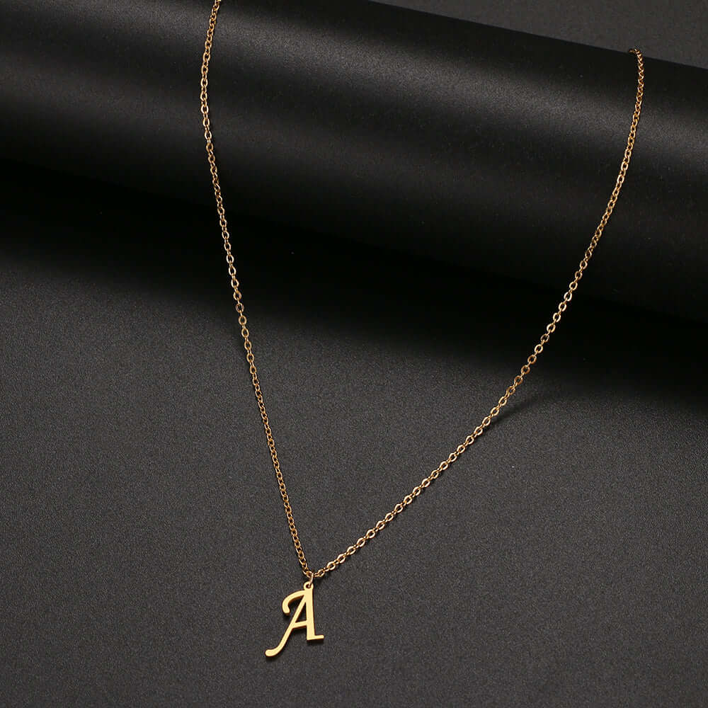 Initial Letter Pendant Necklace | MSHSM