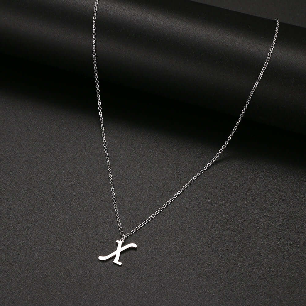 Initial Letter Pendant Necklace | MSHSM