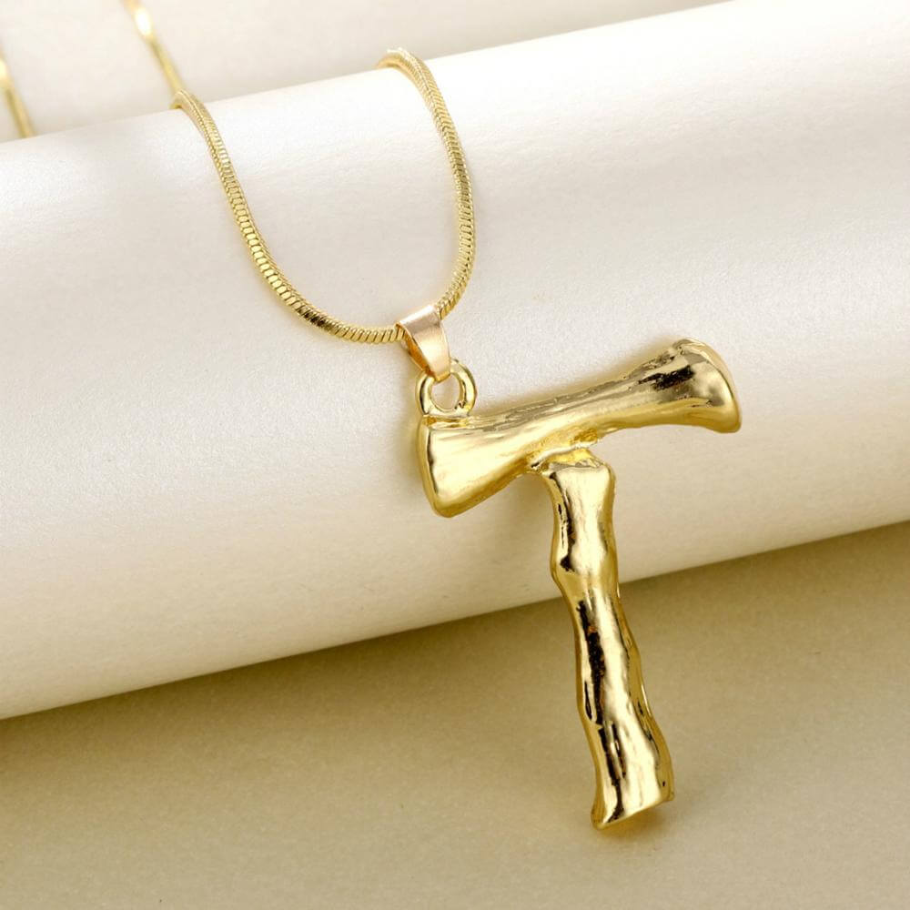 Anna Bamboo Alphabet Letter Necklace | MSHSM
