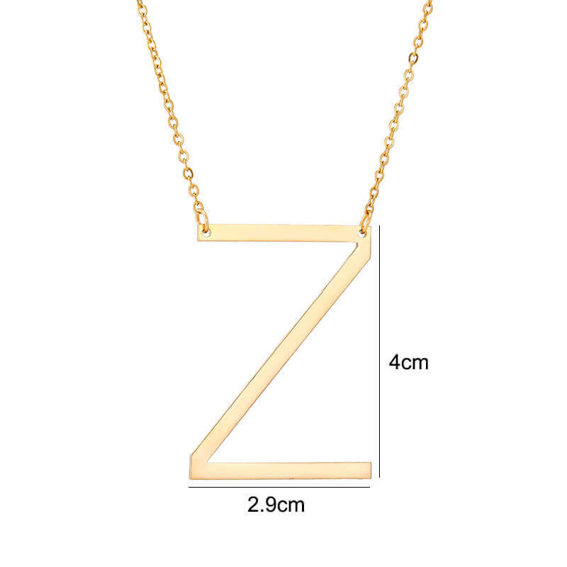 Sideways Initial Necklace | MSHSM