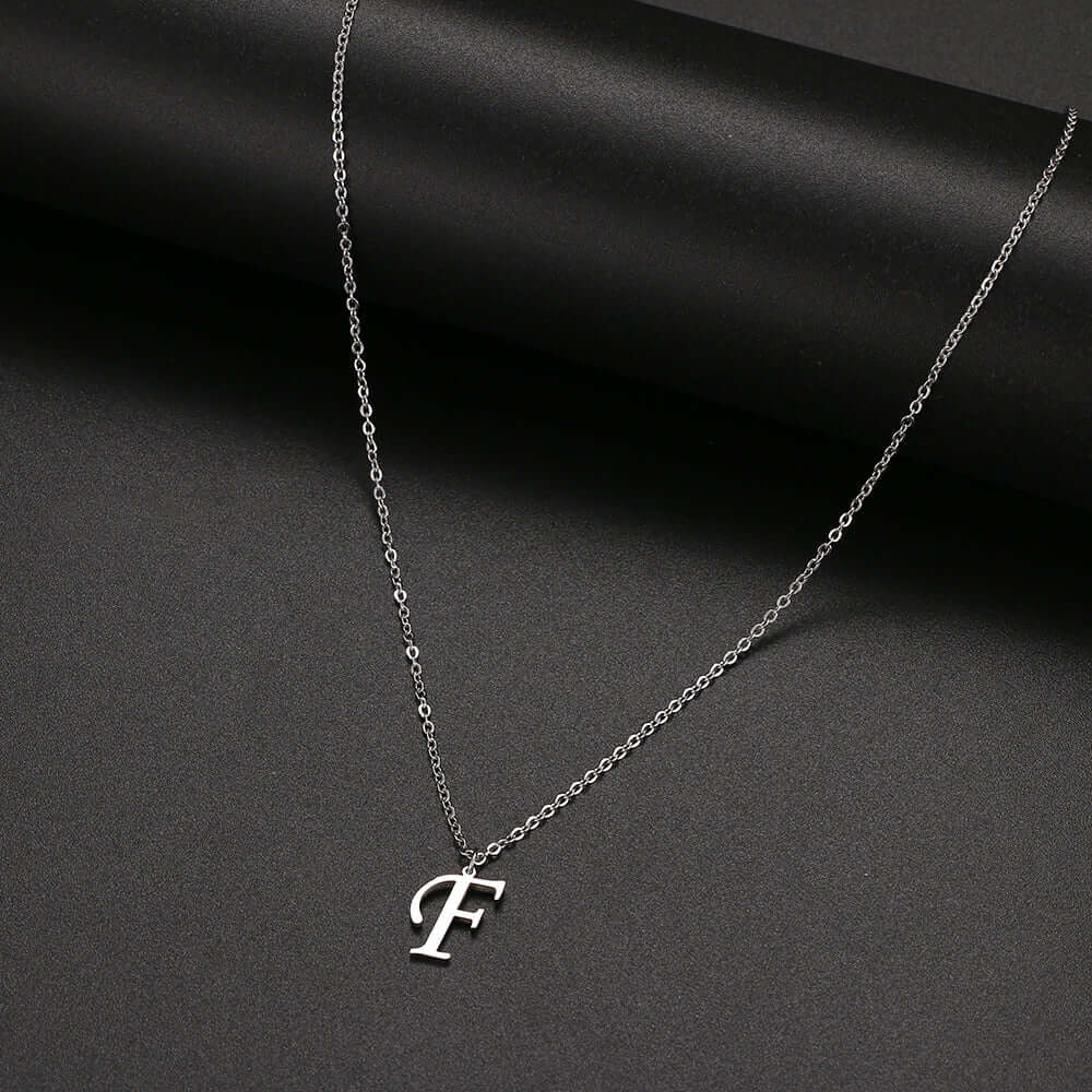 Initial Letter Pendant Necklace | MSHSM