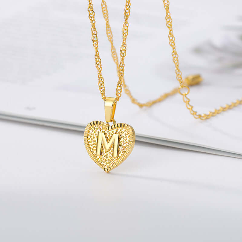 Alphabet Heart Chain Choker | MSHSM