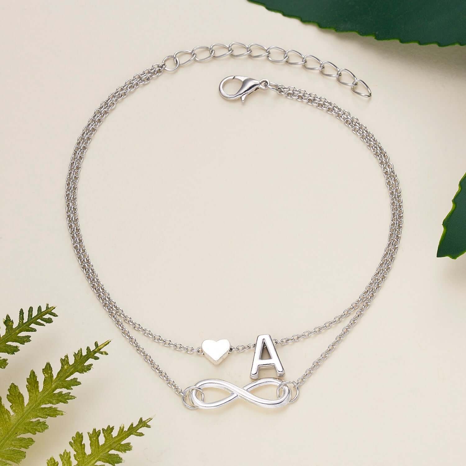 Avery Initial Letter Anklets | MSHSM
