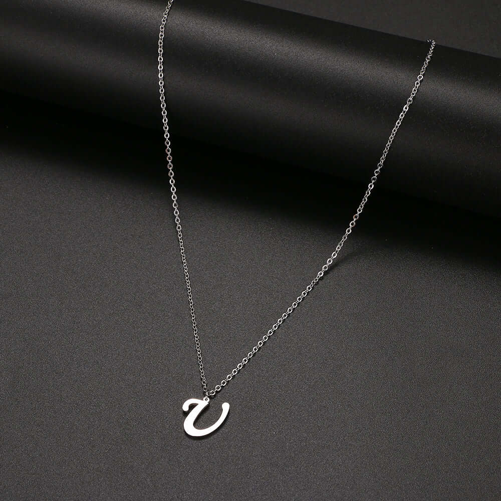 Initial Letter Pendant Necklace | MSHSM