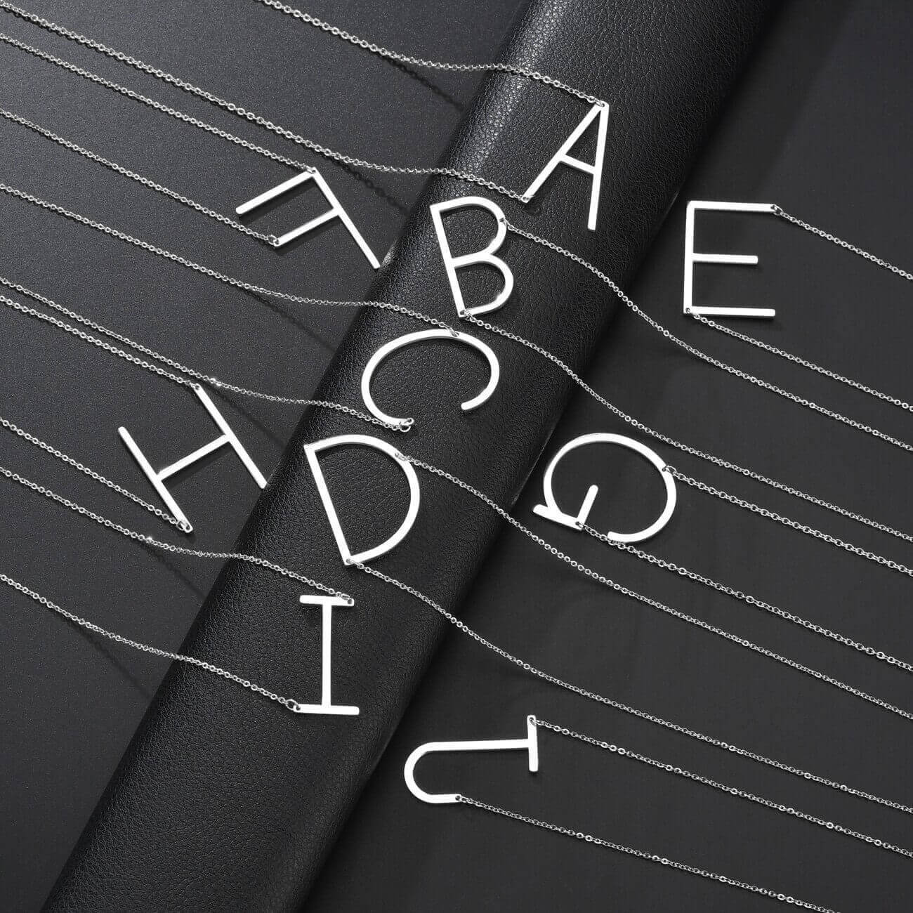 Sideways Initial Necklace | MSHSM