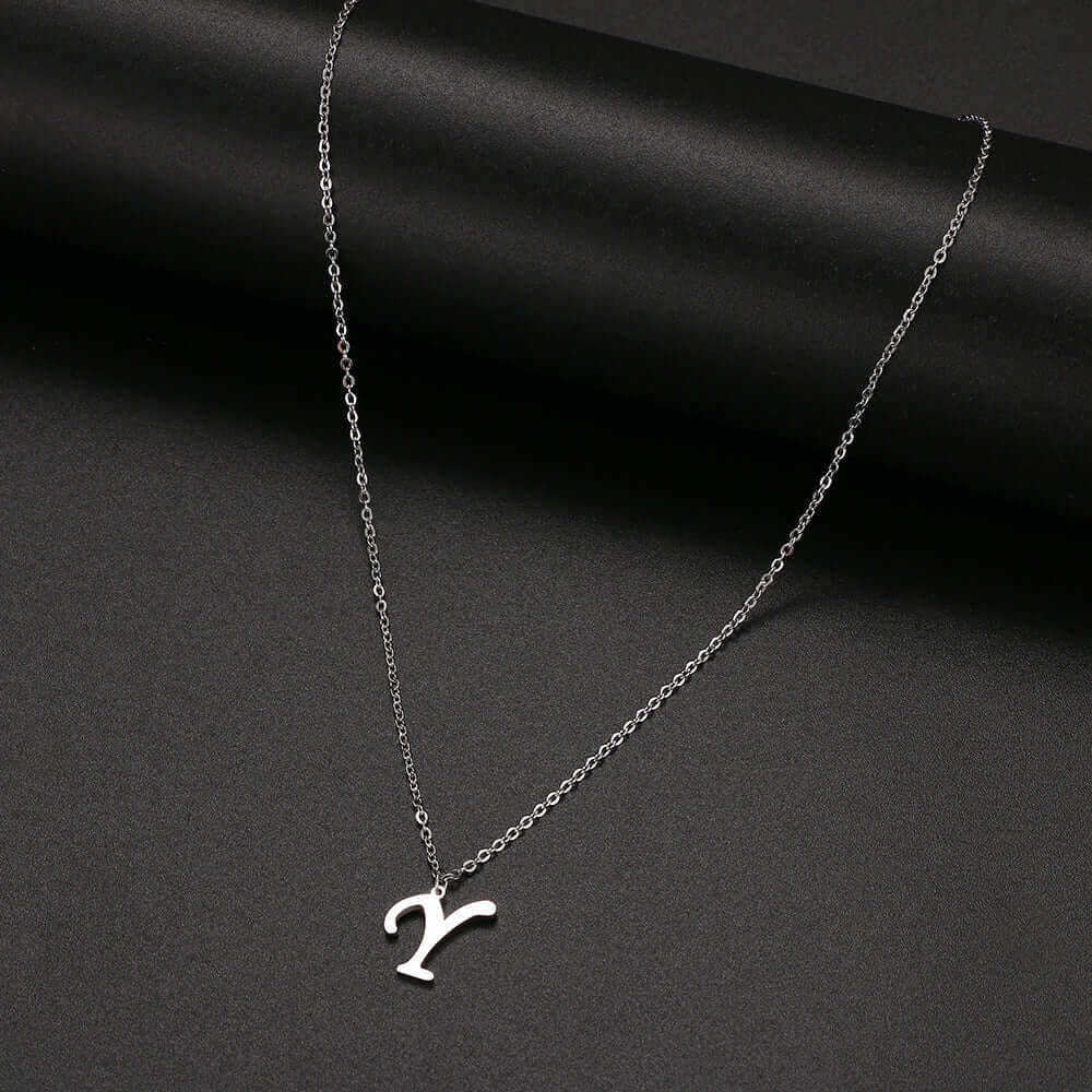 Initial Letter Pendant Necklace | MSHSM