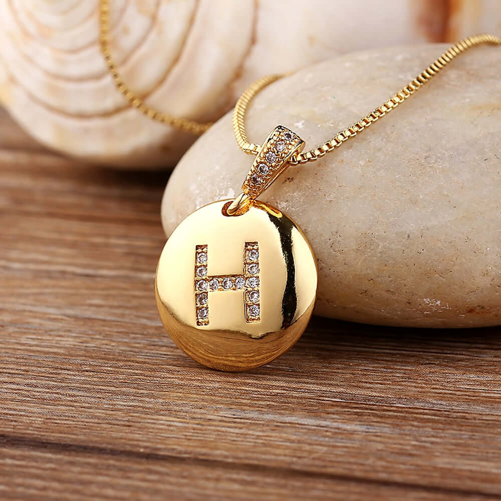 Skylar Initial Letter Charm Pendants | MSHSM