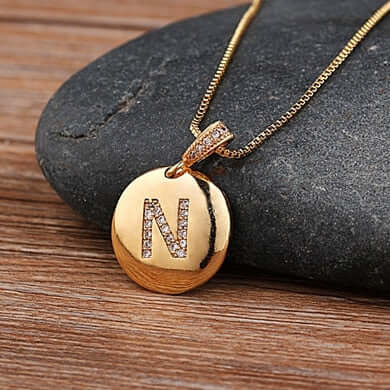 Skylar Initial Letter Charm Pendants | MSHSM