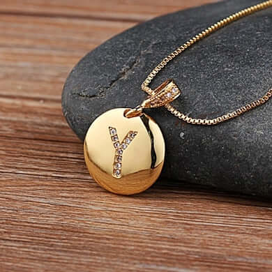 Skylar Initial Letter Charm Pendants | MSHSM