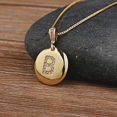 Skylar Initial Letter Charm Pendants | MSHSM