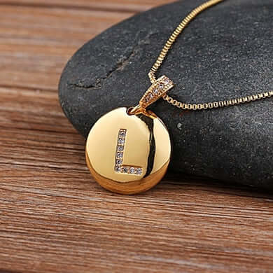 Skylar Initial Letter Charm Pendants | MSHSM