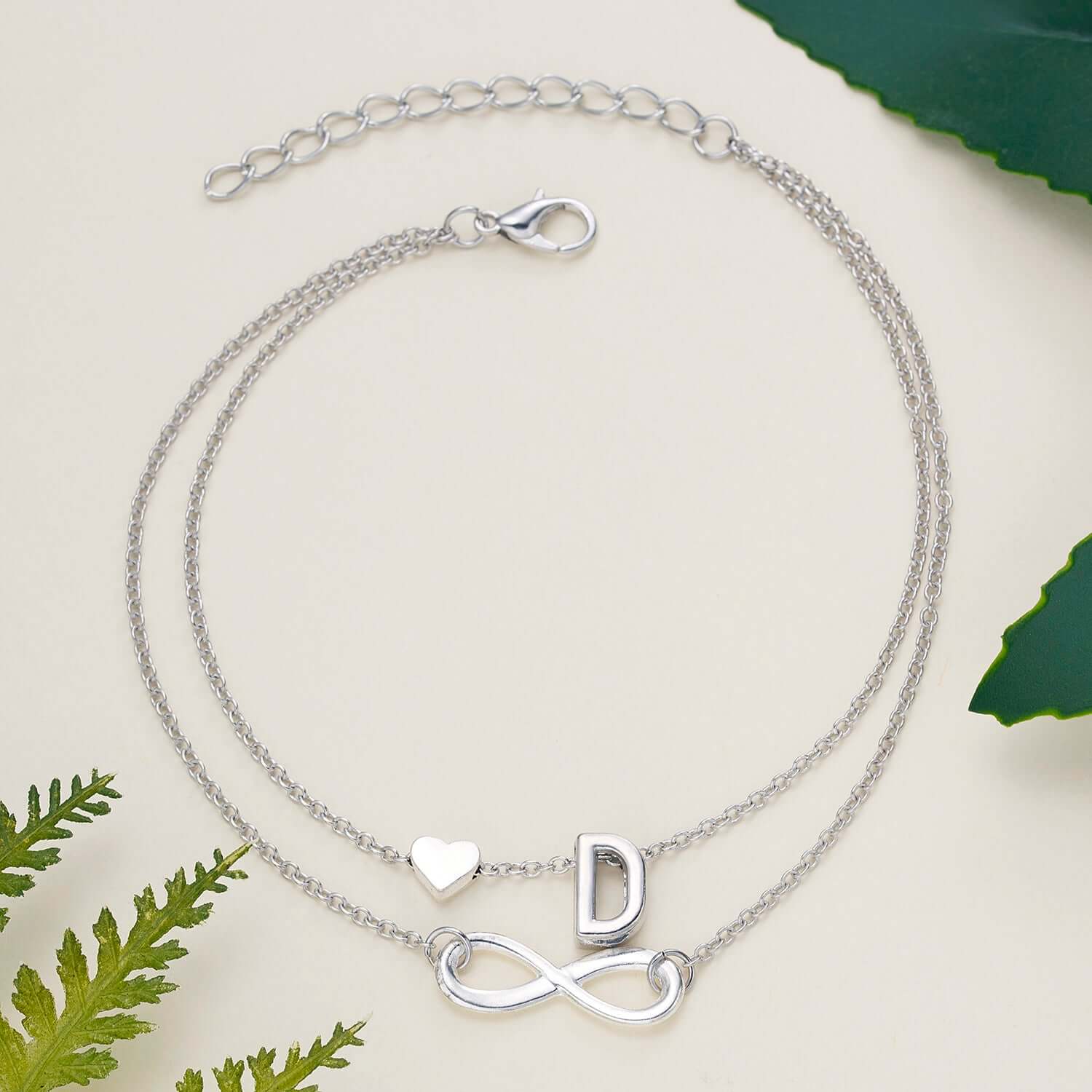 Avery Initial Letter Anklets | MSHSM