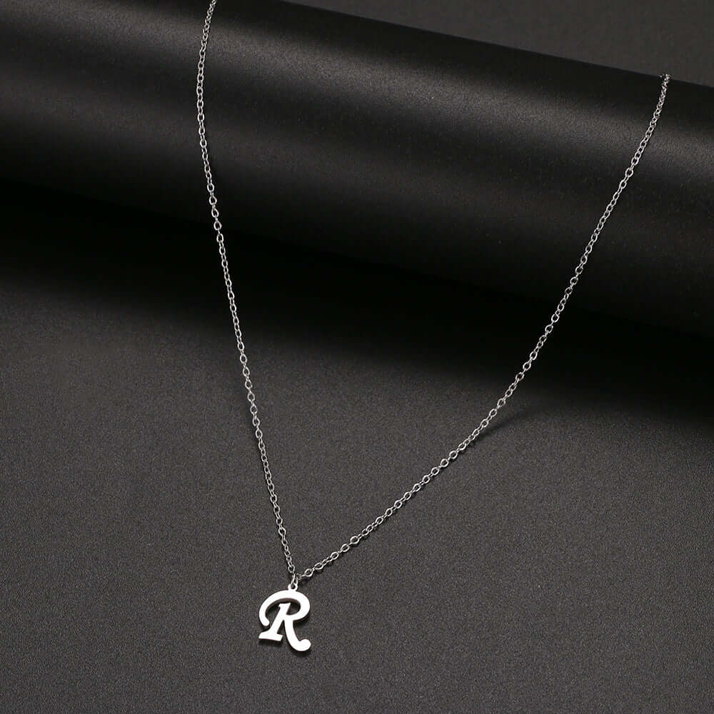Initial Letter Pendant Necklace | MSHSM