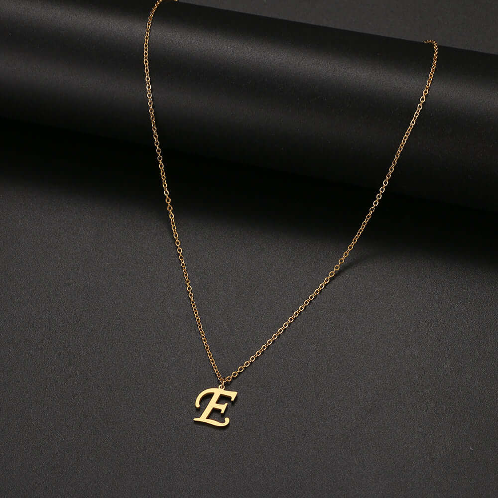 Initial Letter Pendant Necklace | MSHSM