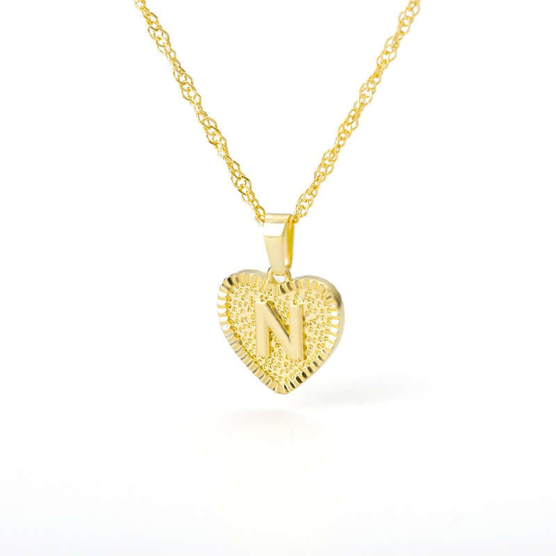 Alphabet Heart Chain Choker | MSHSM