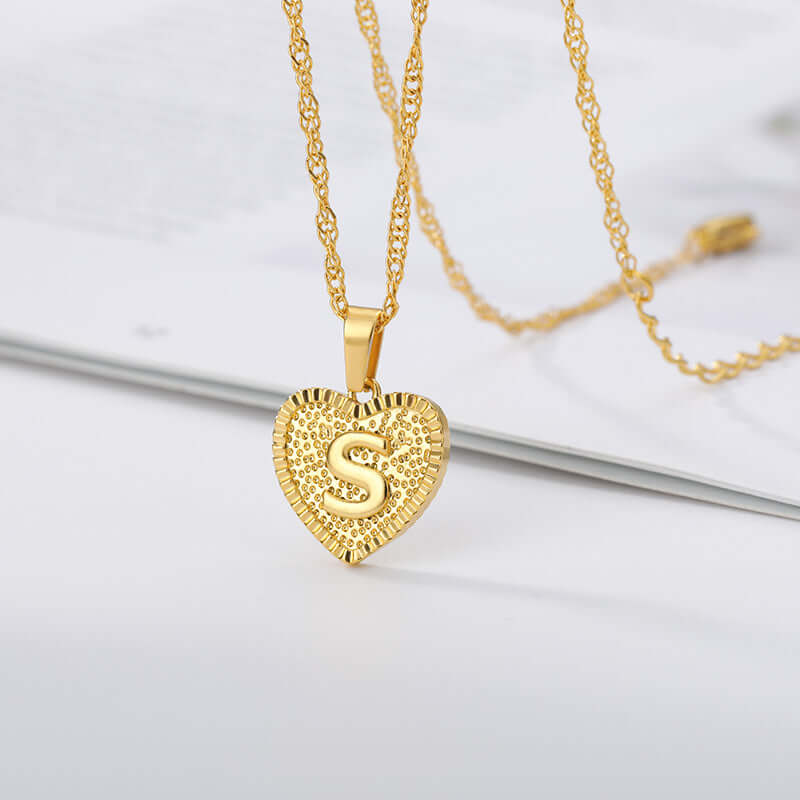 Alphabet Heart Chain Choker | MSHSM