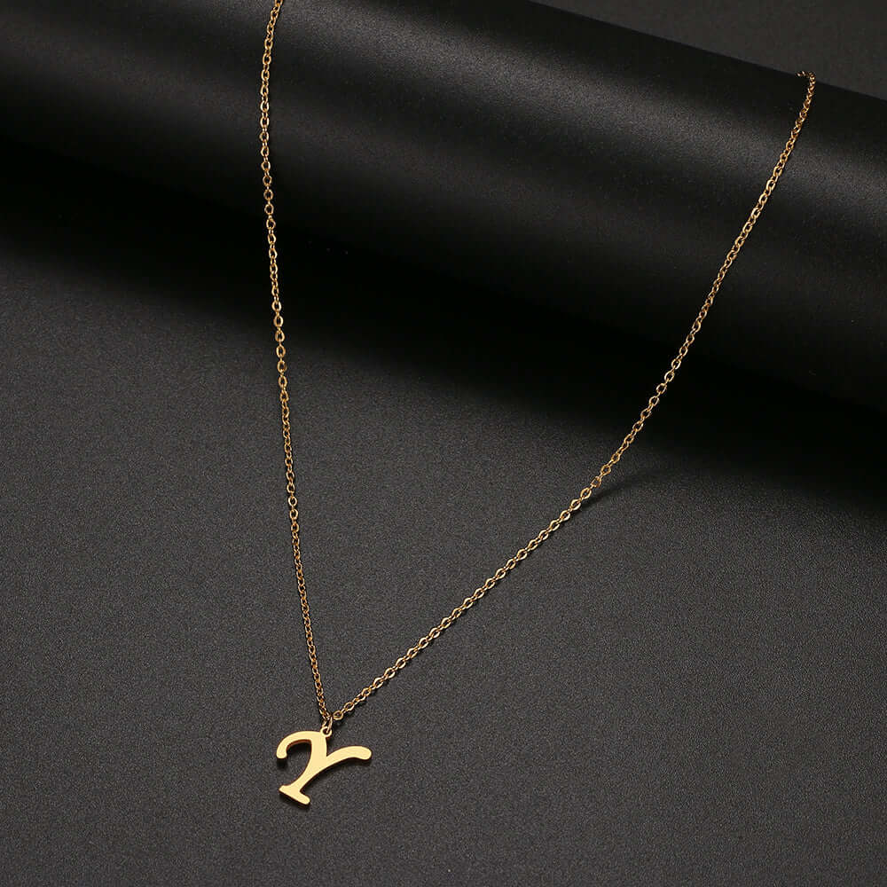 Initial Letter Pendant Necklace | MSHSM