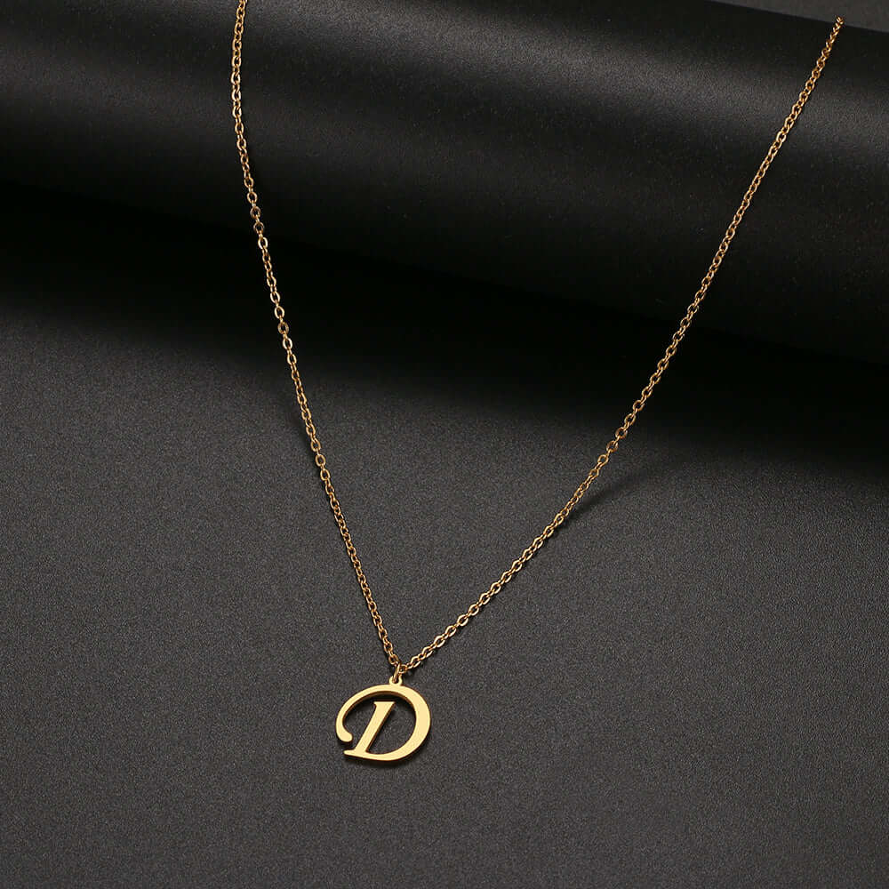 Initial Letter Pendant Necklace | MSHSM