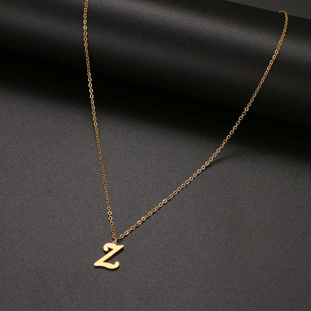 Initial Letter Pendant Necklace | MSHSM