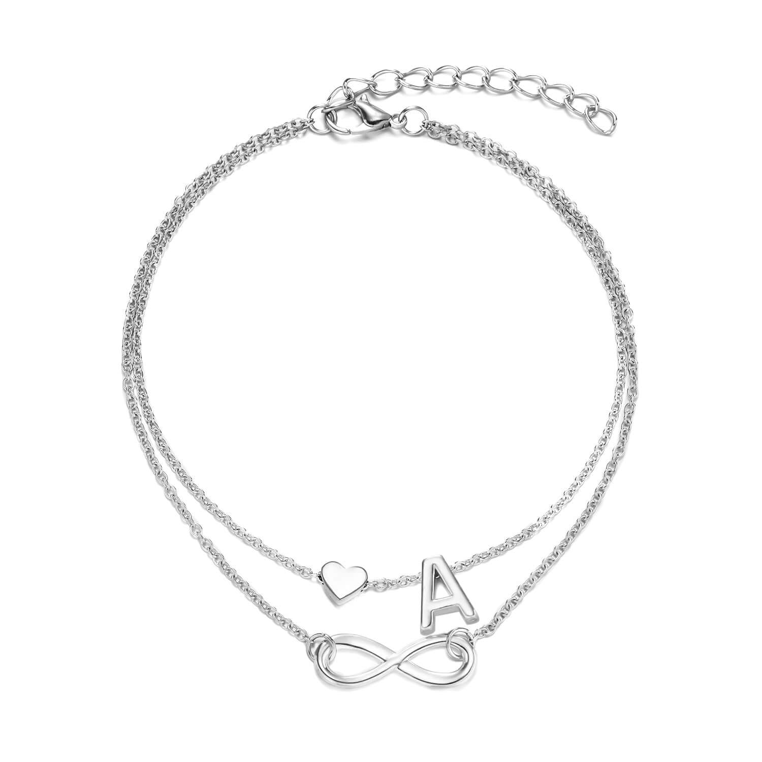 Avery Initial Letter Anklets | MSHSM