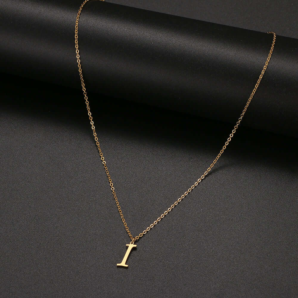 Initial Letter Pendant Necklace | MSHSM
